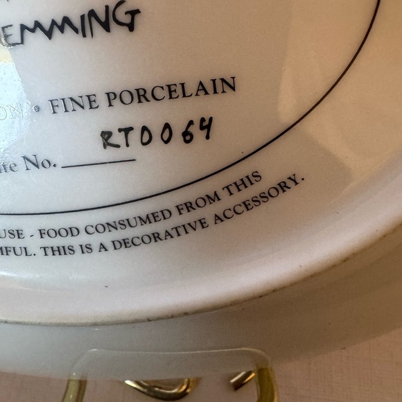 The Franklin Mint Plate “Shore Pals”by Nigel Hemming Limited Edition EUC - Picture 13 of 14